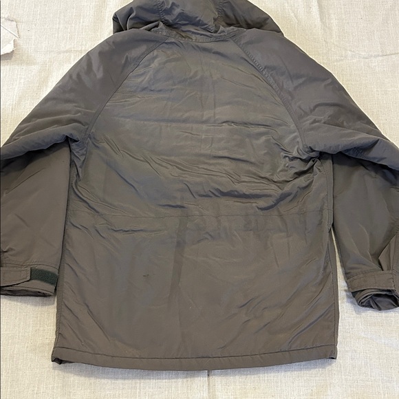 Vintage LLBean Coat Men's M Gray Baxter State Parka Hooded Quilted - Picture 11 of 15